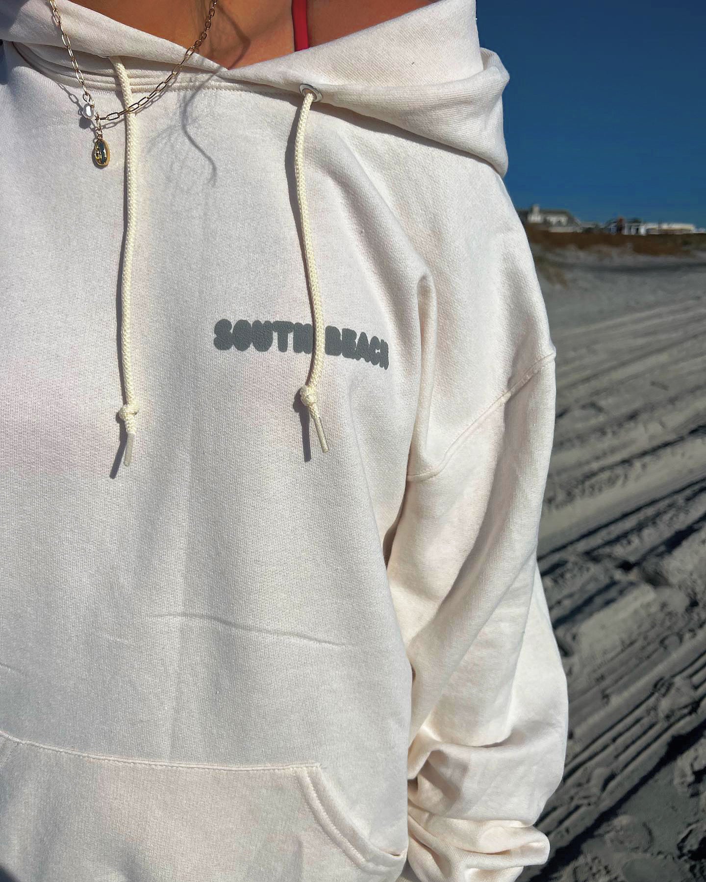 Everything Comes in Waves Hoodie (cream)